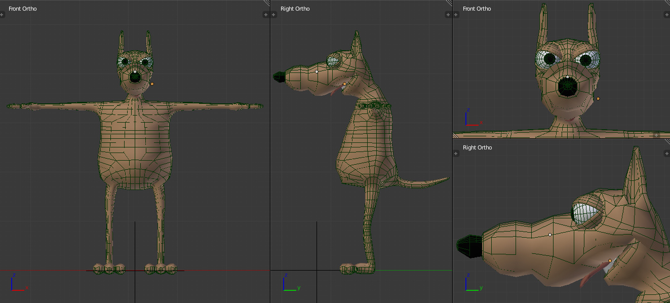 O Cão Tarado – Modelagem